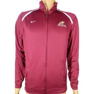 Elon University Track Jacket Size M Phoenix Soccer Full Zip Nike Fit Dry‎